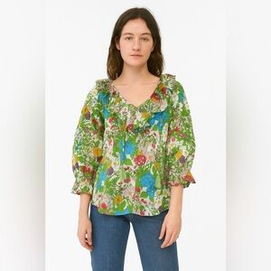 NWT Millie Resort Floral Blouse